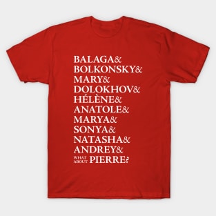 Natasha, Pierre & the Great Comet of 1812 Ampersand Names T-Shirt